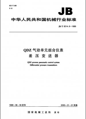 QDZ-Prozesspneumatik-Steuerungssystem. Differenzdrucktransmitter