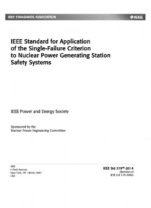 IEEE-Standardanwendung des Einzelfehlerkriteriums auf Sicherheitssysteme von Kernkraftwerken