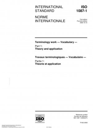 Terminologiearbeit – Wortschatz – Teil 1: Theorie und Anwendung
