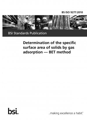 Bestimmung der spezifischen Oberfläche von Feststoffen durch Gasadsorption – BET-Methode