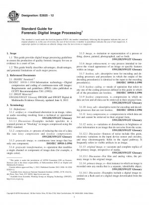 Standardhandbuch für die forensische digitale Bildverarbeitung