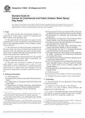 Standardhandbuch für Zäune für gewerbliche und öffentliche Wasserspritz-/Spielbereiche im Freien
