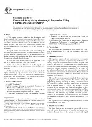 Standardhandbuch für die Elementaranalyse mittels wellenlängendispersiver Röntgenfluoreszenzspektrometrie