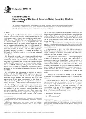 Standardhandbuch für die Untersuchung von Festbeton mittels Rasterelektronenmikroskopie