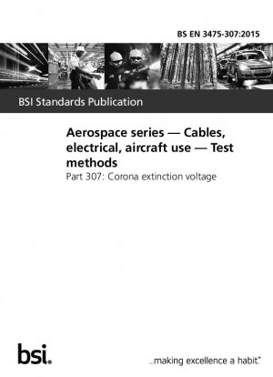 Luft- und Raumfahrtserie. Kabel, Elektrik, Verwendung in Flugzeugen. Testmethoden. Korona-Auslöschungsspannung