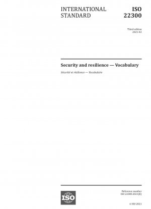 Sicherheit und Widerstandsfähigkeit – Vokabular