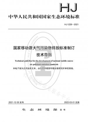 Technische Richtlinien für die Formulierung nationaler Standards für die Emission von Luftschadstoffen aus mobilen Quellen