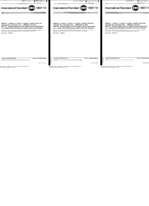 Phenol, o-Kresol, m-Kresol, p-Kresol, Kresylsäure und Xylenole für gewerbliche Zwecke; Testmethoden; Teil 10: Bestimmung des Trockenrückstands nach Eindampfen im Wasserbad (ausgenommen Kresylsäure und Xylenole)