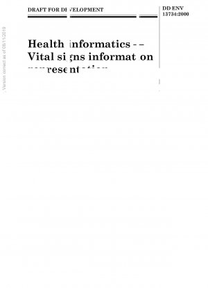 Gesundheitsinformatik – Darstellung von Vitalzeichen-Informationen