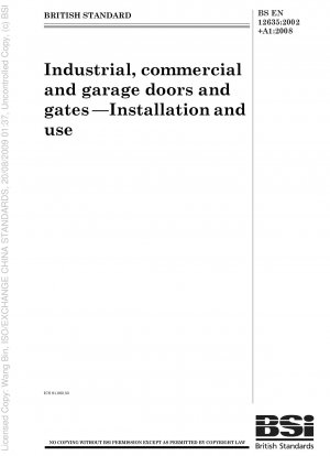 Industrie-, Gewerbe- und Garagentore und -tore – Installation und Verwendung