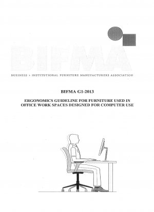 Ergonomierichtlinie für Möbel in Büroarbeitsräumen, die für die Nutzung am Computer konzipiert sind