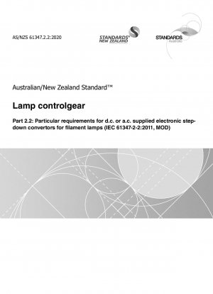 Lampensteuergeräte, Teil 2.2: Besondere Anforderungen für mit Gleich- oder Wechselstrom versorgte elektronische Abwärtswandler für Glühlampen (IEC 61347-2-2:2011, MOD)