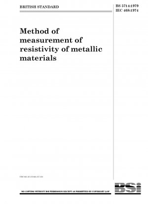 Methode zur Messung des spezifischen Widerstands metallischer Materialien