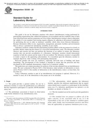 Standardhandbuch für Labormonitore