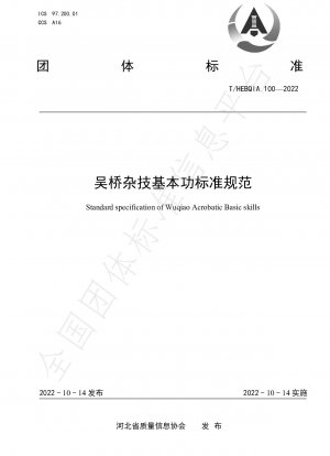 Wuqiao Acrobatics Basic Skill Standard Specification