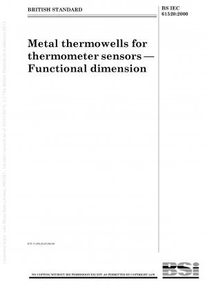 Metallschutzrohre für Thermometersensoren – Funktionsmaß