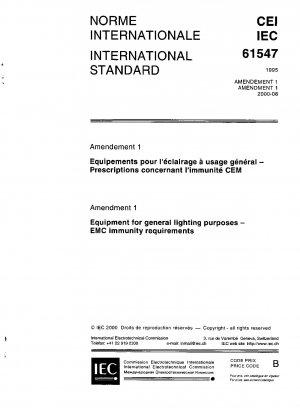 Geräte für allgemeine Beleuchtungszwecke – Anforderungen an die EMV-Störfestigkeit