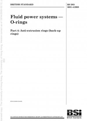 Fluidtechnische Systeme - O-Ringe - Anti-Extrusionsringe (Stützringe)