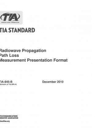 Präsentationsformat zur Messung von Radiowellenausbreitungspfadverlusten