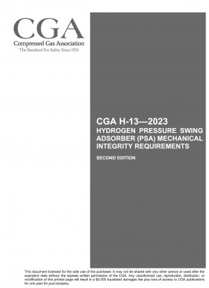 Anforderungen an die mechanische Integrität des Wasserstoff-Druckwechseladsorbers (PSA).