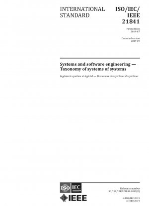 Systeme und Software-Engineering – Taxonomie von Systemsystemen (Erstausgabe)