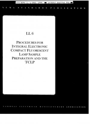 Verfahren zur Probenvorbereitung für integrierte elektronische Kompaktleuchtstofflampen und TCLP