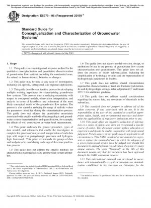 Standardhandbuch zur Konzeptualisierung und Charakterisierung von Grundwassersystemen