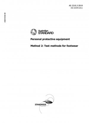 Persönliche Schutzausrüstung, Methode 2: Prüfmethoden für Schuhe (ISO 20344:2011, MOD)