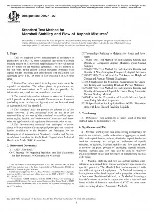Standardtestmethode für Marshall-Stabilität und Fließfähigkeit von Asphaltmischungen