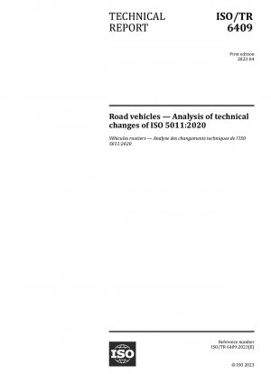 Straßenfahrzeuge – Analyse der technischen Änderungen der ISO 5011:2020