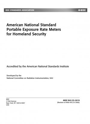 Tragbare Belichtungsratenmessgeräte nach amerikanischem Nationalstandard für den Heimatschutz