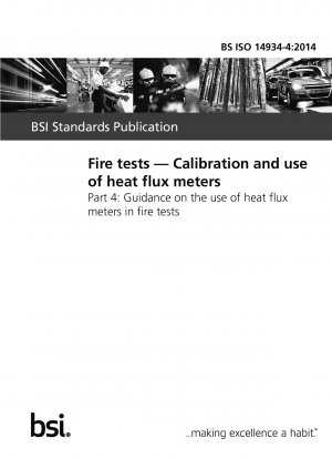 Brandtests. Kalibrierung und Einsatz von Wärmestrommessgeräten. Anleitung zur Verwendung von Wärmestrommessgeräten bei Brandversuchen
