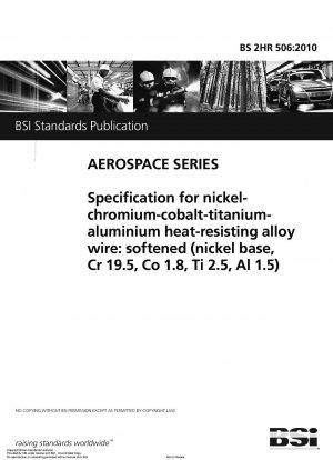 Spezifikation für hitzebeständigen Nickel-Chrom-Kobalt-Titan-Aluminium-Legierungsdraht: erweicht (Nickelbasis, Cr 19,5, Co 1,8, Ti 2,5, Al 1,5)