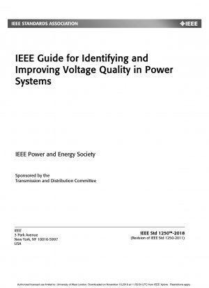 IEEE-Leitfaden zur Identifizierung und Verbesserung der Spannungsqualität in Stromversorgungssystemen