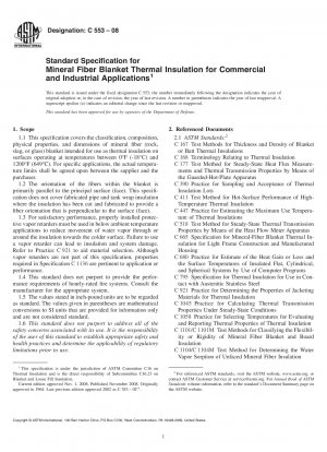 Standardspezifikation für die Wärmedämmung von Mineralfaserdecken für gewerbliche und industrielle Anwendungen