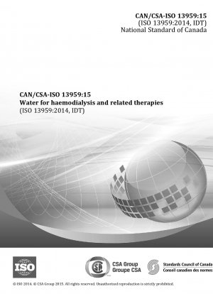 Wasser für die Hämodialyse und verwandte Therapien (Zweite Auflage)
