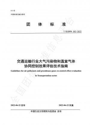 Richtlinien für die Bewertung der Co-Kontrollwirkung von Luftschadstoffen und Treibhausgasen im Transportsektor