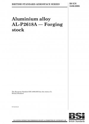 Luft- und Raumfahrtserie – Aluminiumlegierung AL-P2618A – Schmiedematerial