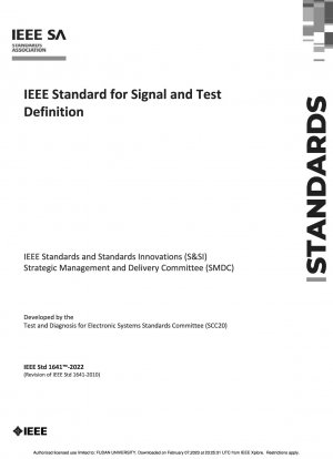 IEEE-Standard für Signal- und Testdefinition