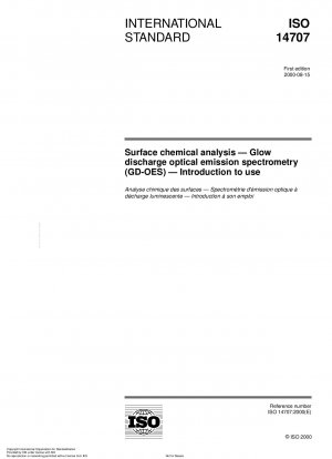 Chemische Oberflächenanalyse – Optische Emissionsspektrometrie mit Glimmentladung (GD-OES) – Einführung in die Anwendung