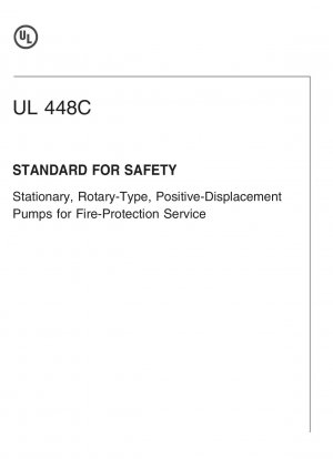 UL-Standard für stationäre Sicherheits-Rotationspumpen mit positiver Verdrängung für den Brandschutz