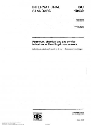 Erdöl-, Chemie- und Gasindustrie – Radialkompressoren