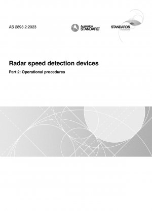 Radargeschwindigkeitserfassungsgeräte, Teil 2: Betriebsverfahren
