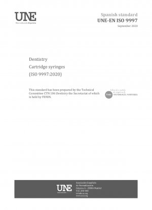 Zahnmedizin – Kartuschenspritzen (ISO 9997:2020)
