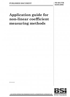 Anwendungsleitfaden für Methoden zur Messung nichtlinearer Koeffizienten
