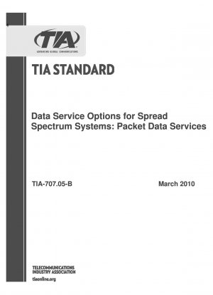 Datendienstoptionen für Spread-Spectrum-Systeme: Paketdatendienste