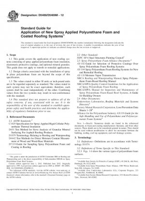 Standardhandbuch für die Anwendung neuer sprühapplizierter Polyurethanschaum- und beschichteter Dachsysteme