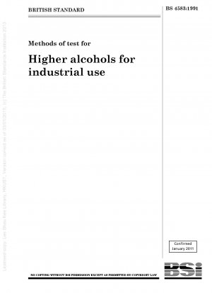 Testmethoden für höhere Alkohole für den industriellen Einsatz