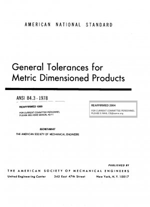 Allgemeine Toleranzen für metrisch dimensionierte Produkte