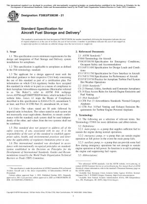 Standardspezifikation für die Lagerung und Lieferung von Flugzeugtreibstoff